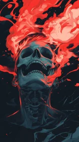 Cranial combustion anatomy in neon spectral chromatics.