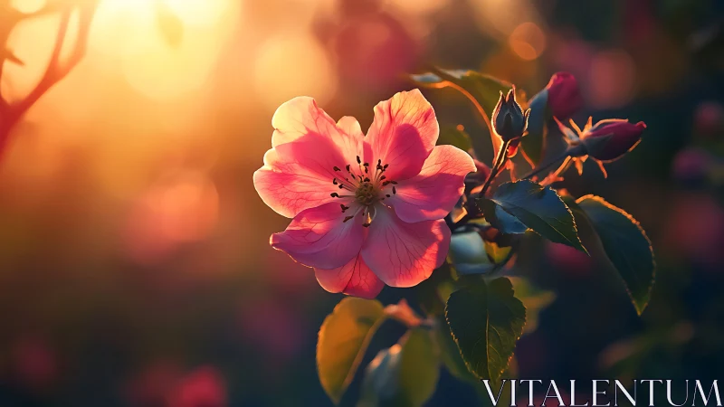 Golden Hour Rose in Soft Focus Bloom.