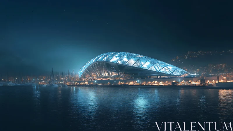 Luminous Shell: A Waterfront Dream in Steel and Light.