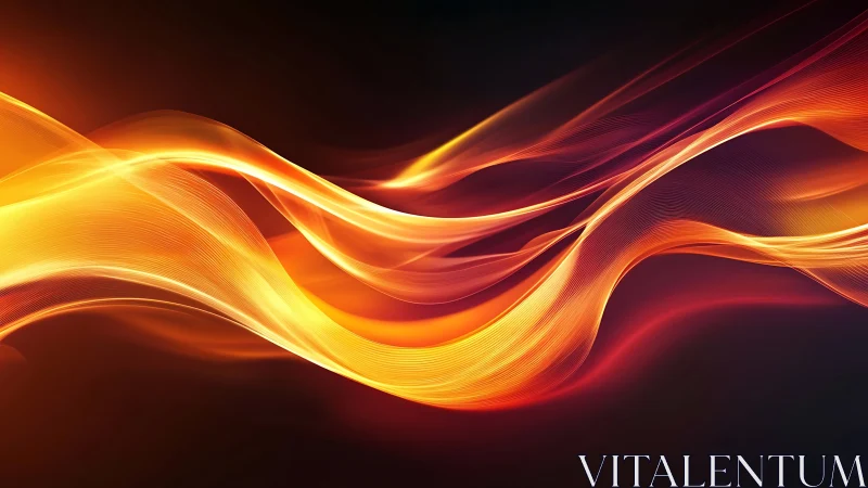 Luminous Wave Forms in Motion.