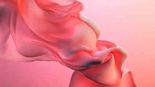 Silken coral currents rise like a frozen underwater sunrise