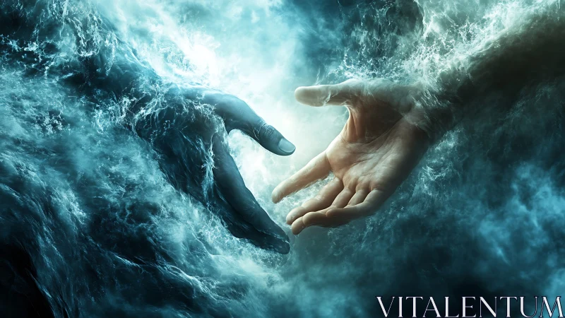 Turbulent cosmic surf reaches for fragile, sunlit flesh