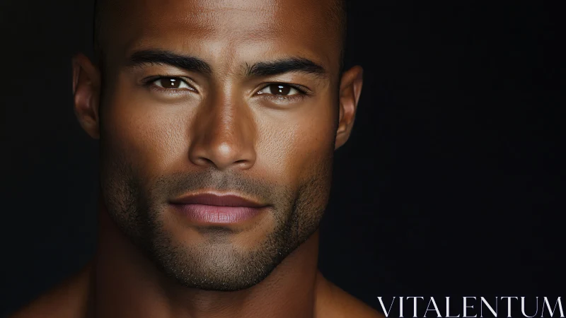 Warm, confident portrait of a man with expressive brown eyes.