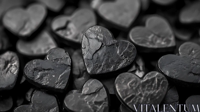 Little Hearts in Stone. A Precious Collection.