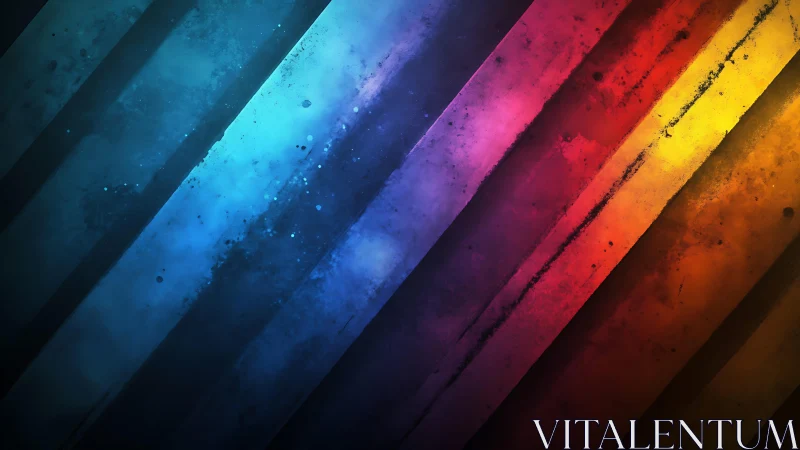 Vibrant Diagonal Abstract Lines with Grunge Texture Background.