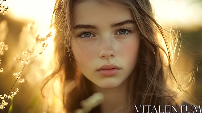 Soft evening light resting on a thoughtful young face.