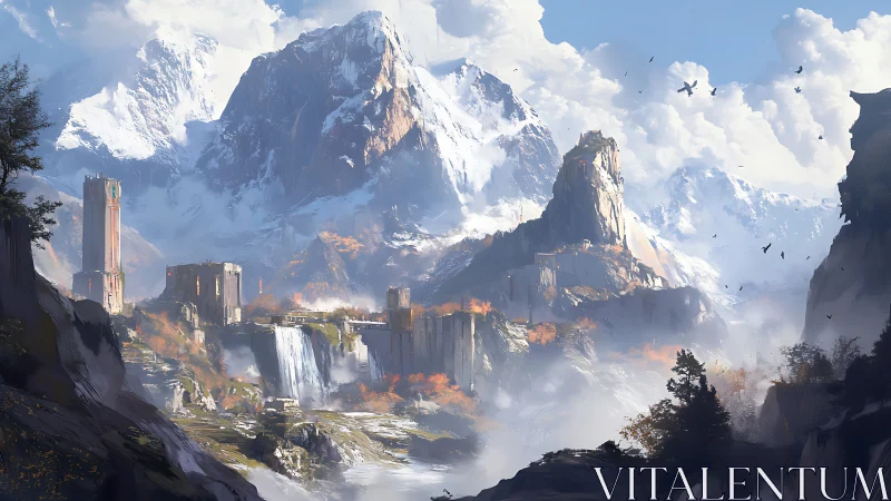Misty mountain stronghold welcomes a hidden valley kingdom