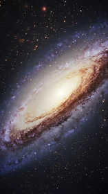 Edge-on barred spiral galaxy with dense dust lanes in halo