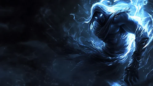 Stormforged wraith ignites the void with spectral fury.