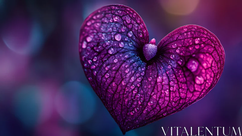 Glowing Heart Unfolds: Nature's Luminous Treasure.