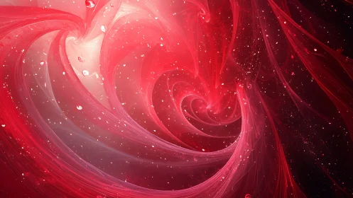 Crimson nebula heartstorm swirling in glittering starlight.