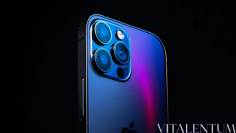 iPhone Pro Max Gradient Display. Premium Camera Module Design.