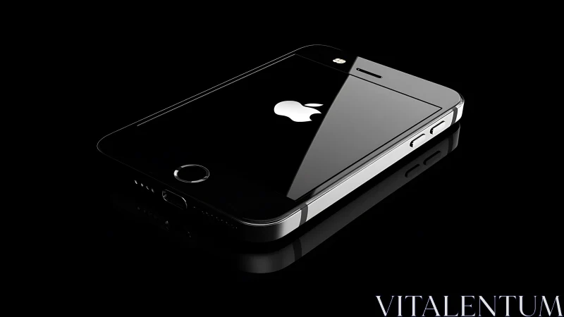 iPhone 4S product visualization with technical perspective.