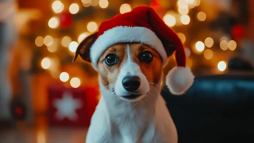 Bright-eyed Christmas pup brings gentle holiday cheer home
