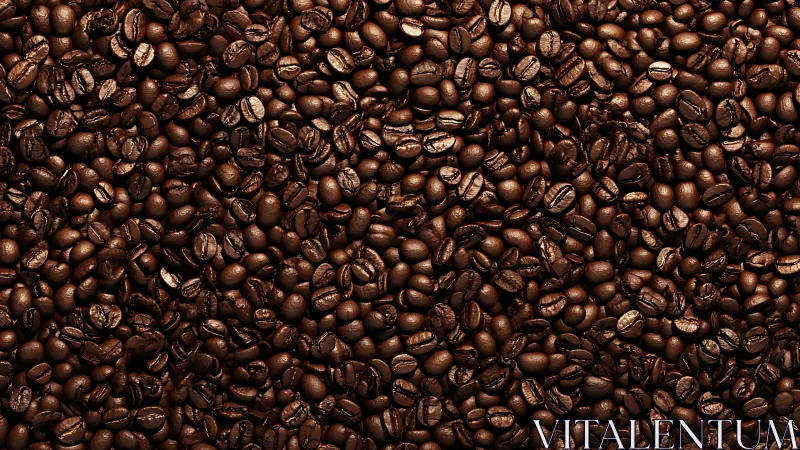 Macro coffee bean field with tonal texture emphasis.