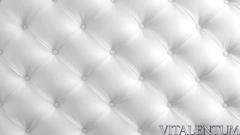 Luxurious White Quilted Leather Texture in Modern Minimalist Style.