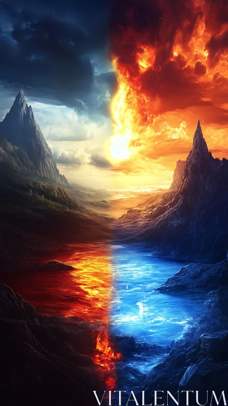 Fire and Ice Valley: Where Inferno Collides with Arctic Currents