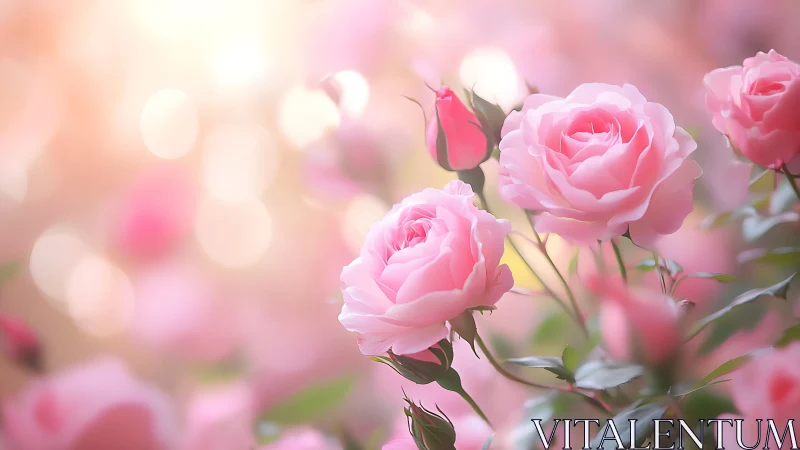 Soft dawn leans in close to listen to the blushing roses