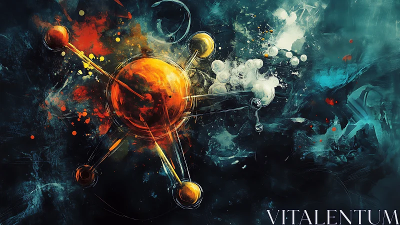 Solar atom pirouettes through a nebula of splattered light