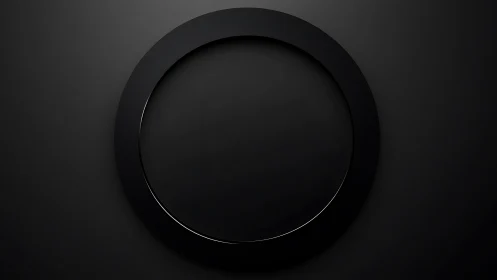 Midnight circle quietly carves light from the darkness