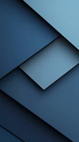 Layered cyanometric planes with oblique geometric stacking.