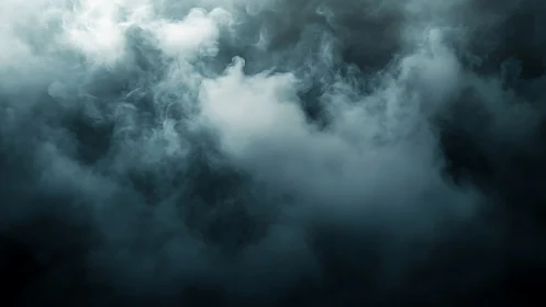 Volumetric fog cloudscape renders soft turbulent diffusion study