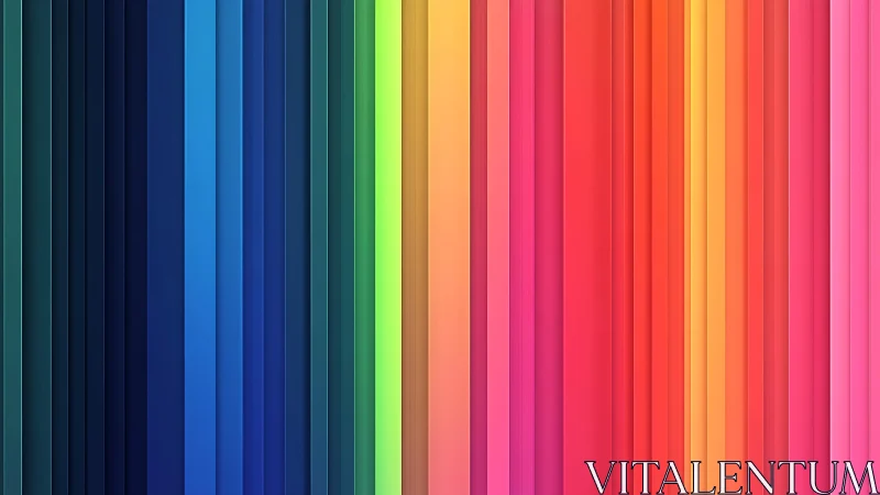 Vertical spectrum bars form a gradient-based chromatic field