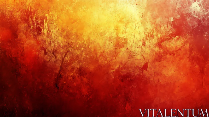 Textured red to yellow abstract gradient occupies full frame
