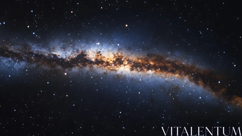 Milky Way core stretches across dense starfield panorama.