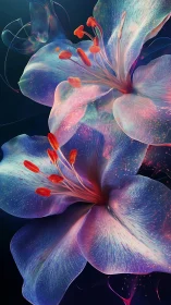 Bioluminescent Floral Hybridization with Iridescent Petal Morphology.