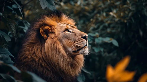 Lionhearted daydream drifts upward through jungle quiet