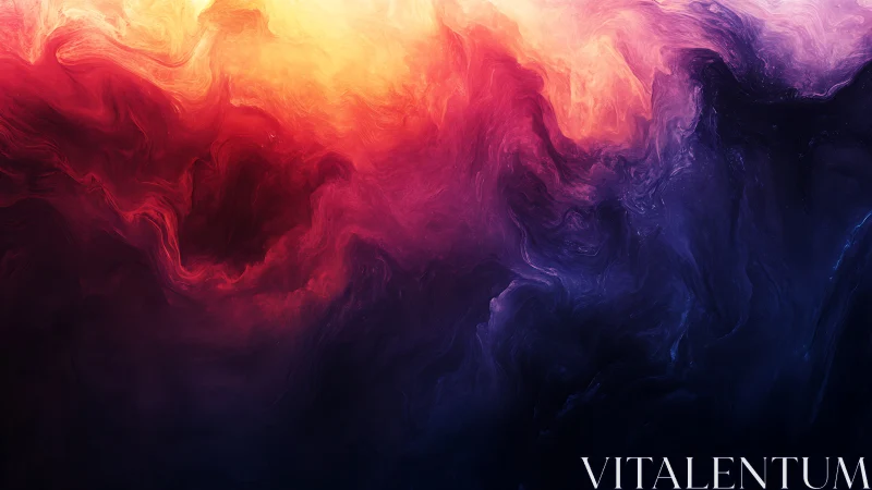 Nebula Bloom at Dusk, swirling in molten twilight color.