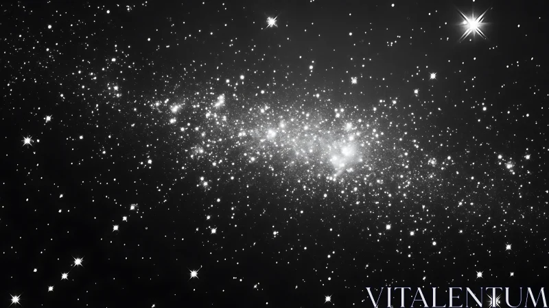 Starlit river of galaxies drifting softly through night.