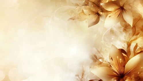 Golden Blooms in Soft Light: Elegance and Warmth.