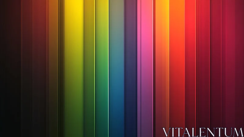 Vertical multicolor gradient bars with subtle bevelled edge lighting