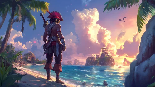 Pirate's Paradise: Adventure Awaits at Sunrise.