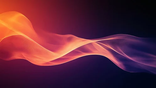 Gradient waveforms in abstract digital ribbon composition.