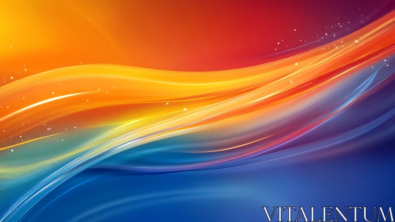 Solar tide ribbons streak across a twilight color ocean.