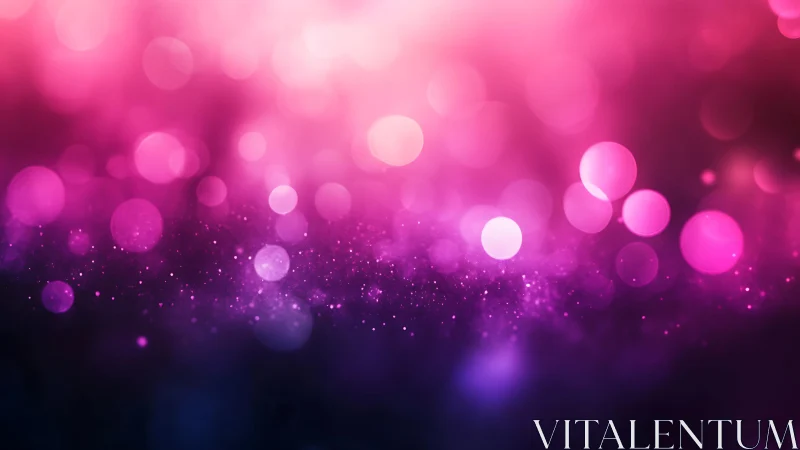 Vibrant pink and purple bokeh lights in dreamy abstract style.