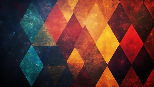 Prismatic ember diamonds drifting through twilight canvas.