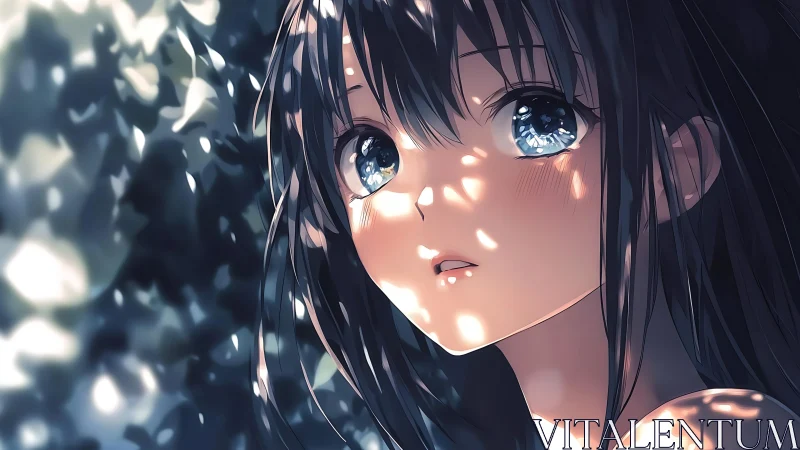 Dappled starlight tiptoes across a wide eyed daydreamer