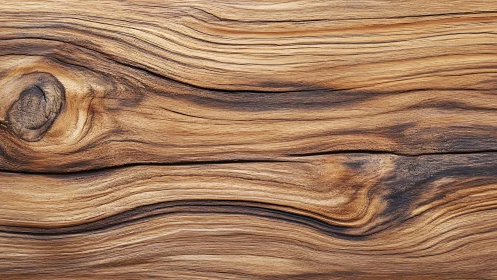 Natural wood grain close-up with swirling knots, rustic texture.
