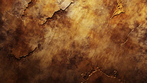 Weathered golden grunge texture evokes age and warmth