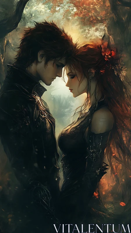 Shadows Embrace: A Moment Where Darkness Meets Destiny.