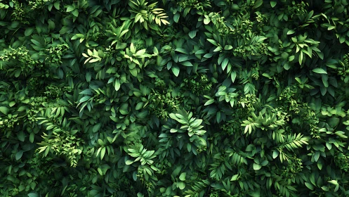 Emerald Leaf Maze Wall, a lush patterned jungle tapestry.