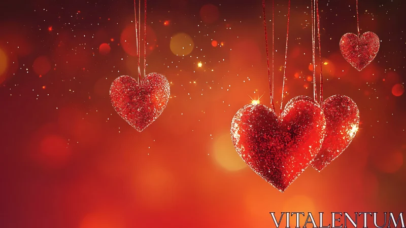 Crystalline Hearts Suspended in Luminous Reverie.