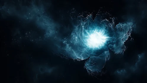 Astrophysical plasma vortex around luminous stellar singularity.