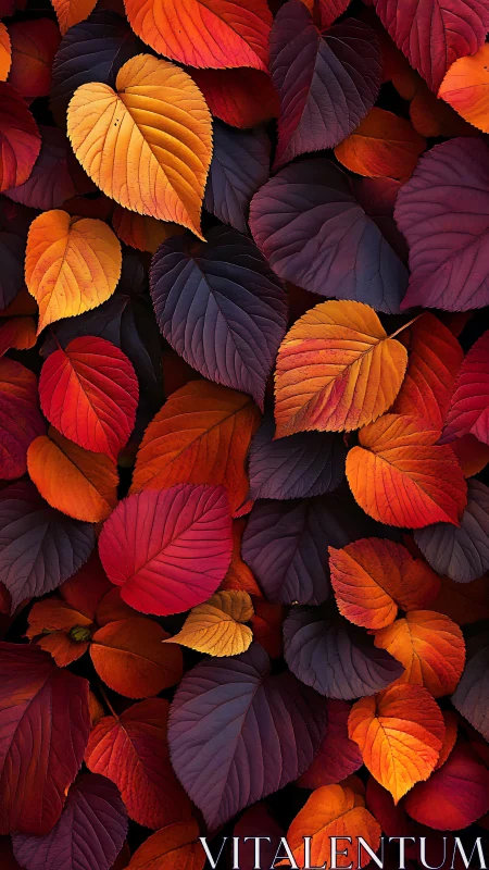 Glowing autumn leaves create a rich tapestry of cozy color