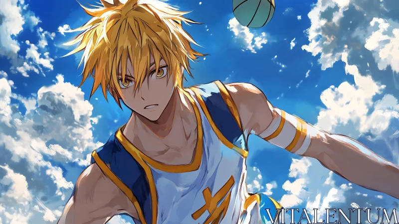 Skyline crossover freezes time around airborne point guard