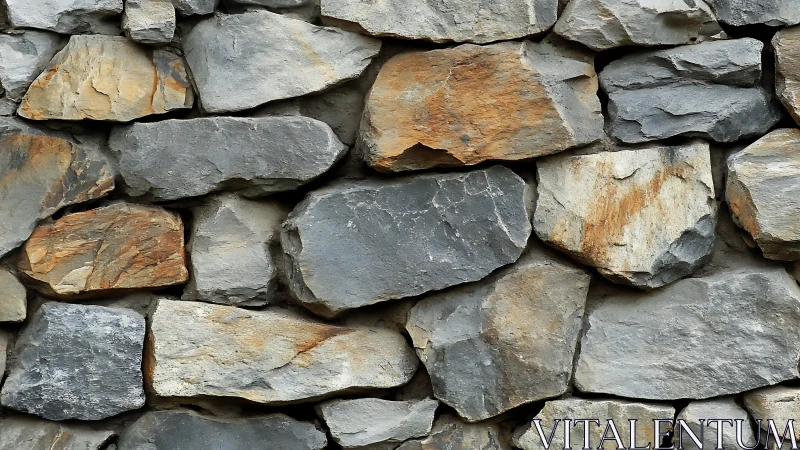 Rough Stone Wall Texture with Natural Gray and Tan Tones.